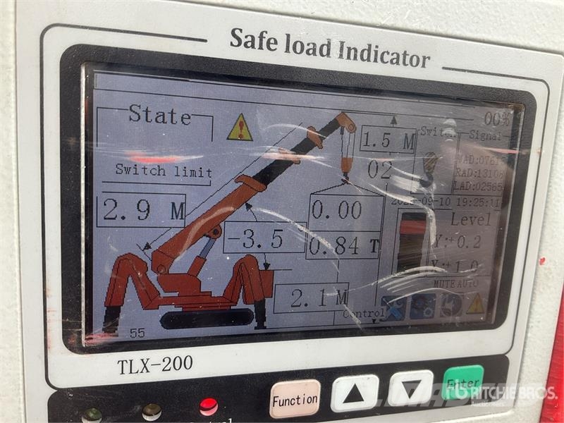 Tonlita TSC150 1.5 ton Telescopic Crawler Crane 履帶式起重機