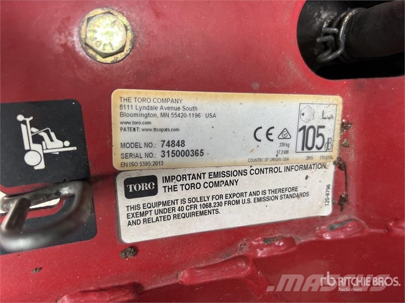 Toro Titan 540 Tracteur Tondeuse Mower Tractor Tractores compactos