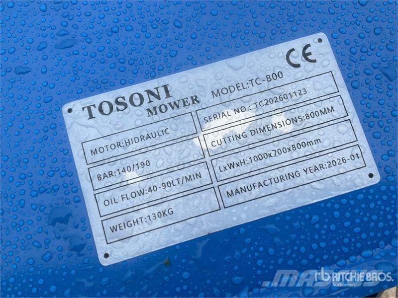  Tosoni TC-800 600 mm Mower مكونات أخرى