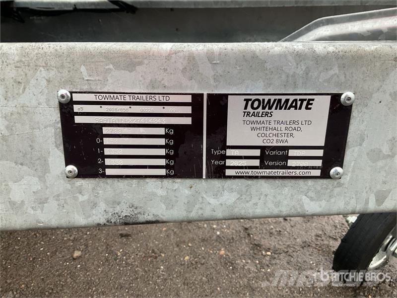 Towmate 2.7 ton 2.75 m T/A Equipment Trailer Autotransportanhänger