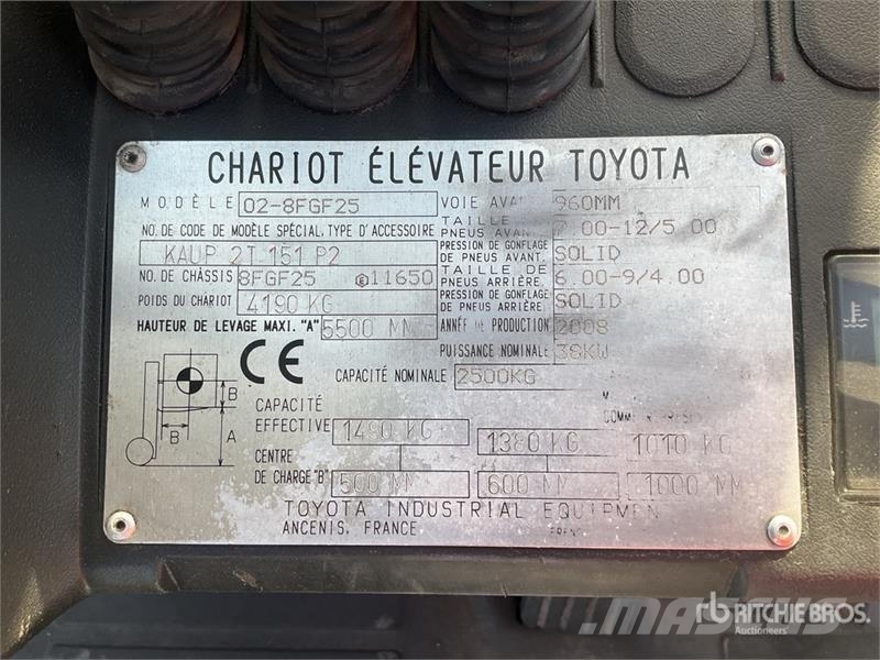 Toyota 02-8FGF25 Другие складские механизмы
