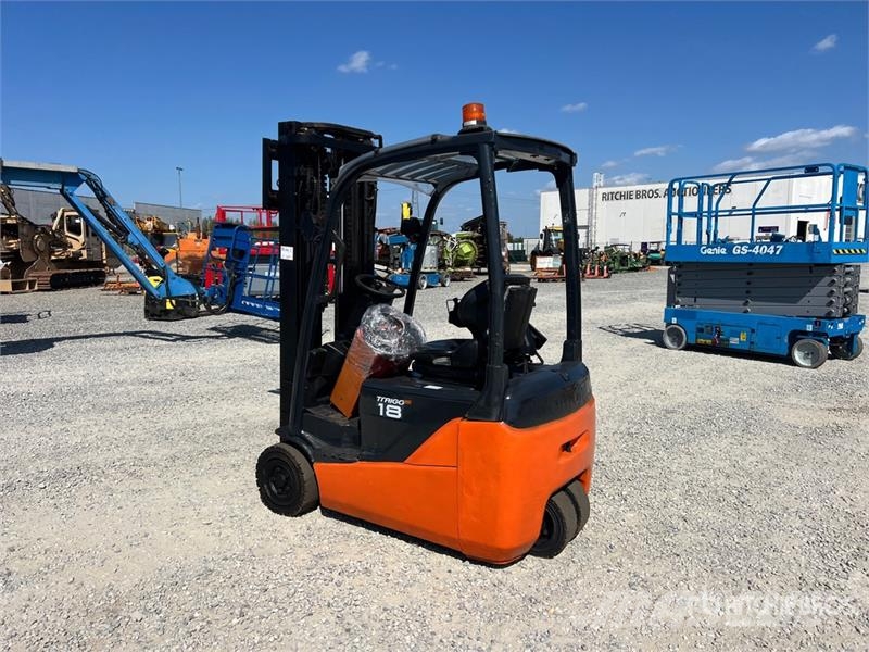 Toyota 8FBEK18T 1800 kg Electric Forklift Електрически вилични кари-повдигачи