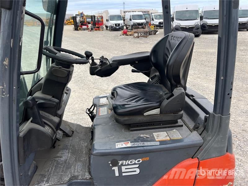 Toyota 8FBET15 1500 kg Electric Forklift Električni viličarji