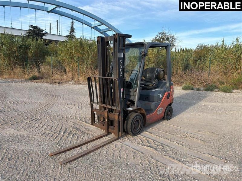 Toyota 8FGF15 1500 kg Chariot Elevateur Forklift (Inopera Montacargas - otros