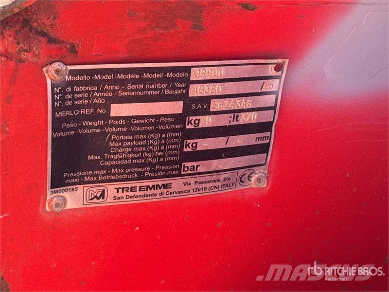  Treemme Q9900 Motobasculeur Dumper (Inoperable) Väikekallurid