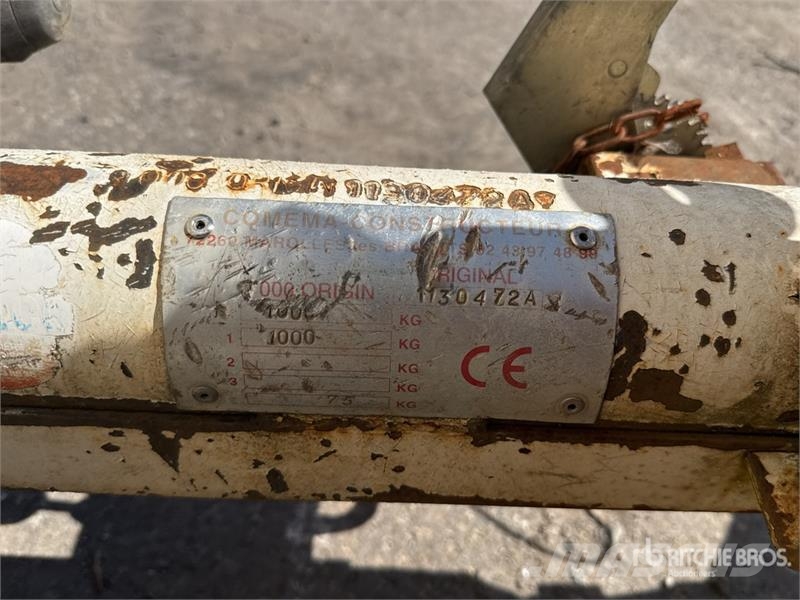  Treuil 1 Essieu S/A Winch 吊車起重機、絞車吊貨機和物料升降機