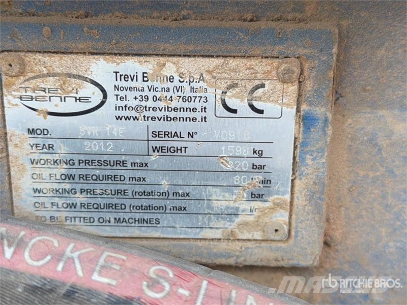 Trevi Benne BVR14E Godet Cribleur Excavator Bucket Godet
