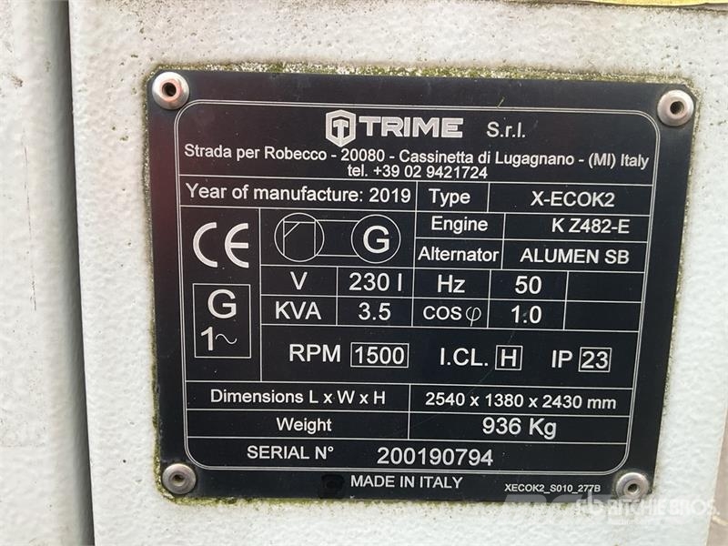 Trime X-ECOK2 3.5 kVA Light Tower Πύργοι προβολέων