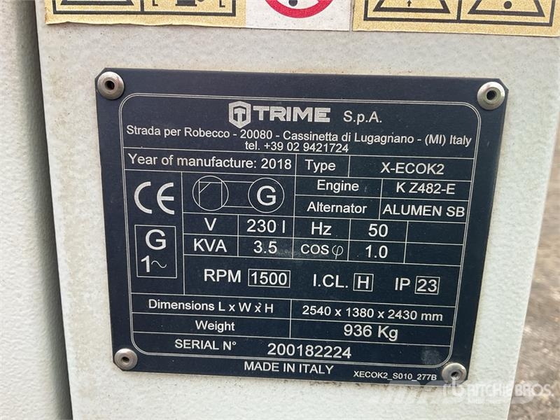 Trime X-ECOK2 3.5 kVA Light Tower Generadores de luz