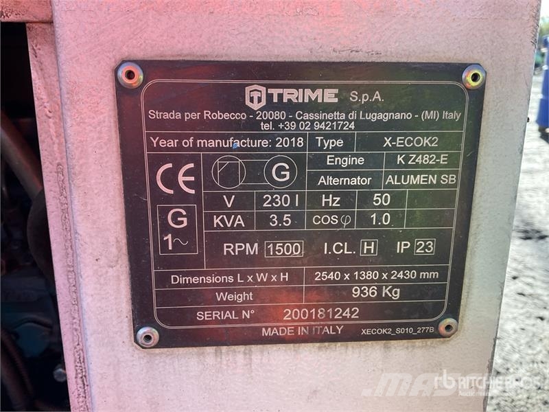 Trime X-ECOK2 3.5 kVA Light Tower Rasvetni stubovi