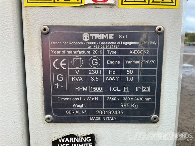 Trime X-ECOK2 3.5 kVA Light Tower Πύργοι προβολέων