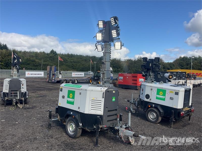 Trime X-Hybrid 3.5 kVA Light Tower Valopylväät