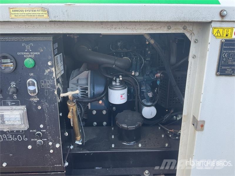 Trime X-Hybrid 3.5 kVA Light Tower Valopylväät