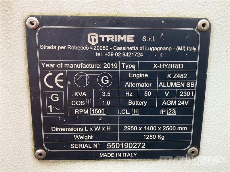 Trime X-Hybrid 3.5 kVA Light Tower Πύργοι προβολέων