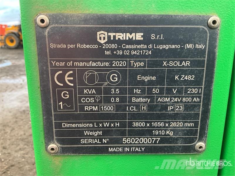 Trime X-Solar 3.5 kVA Light Tower Πύργοι προβολέων