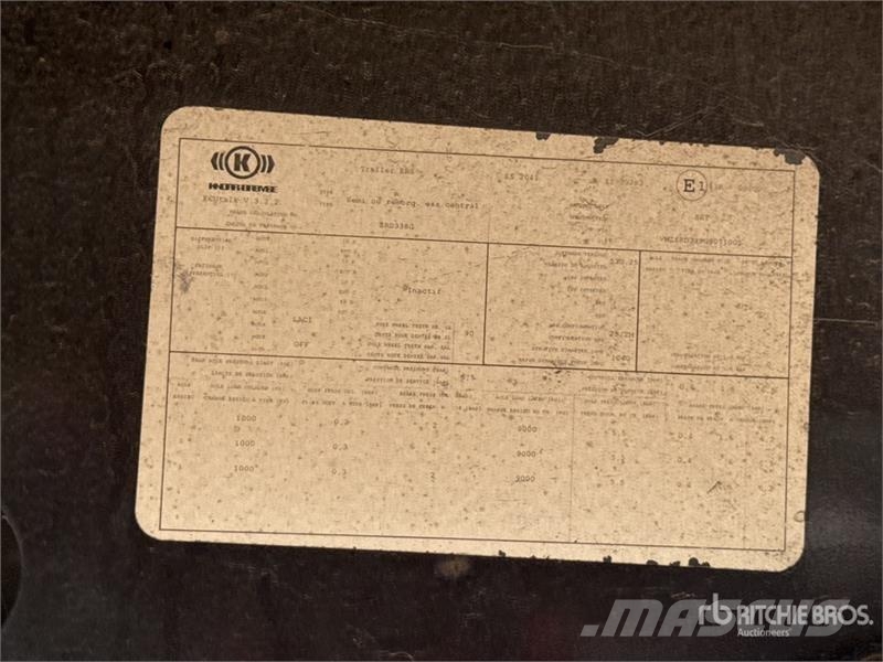 Trouillet SRD338G Tri/A Semi-Remorque Fourgon 3 Essieux Van Причепи-фургони