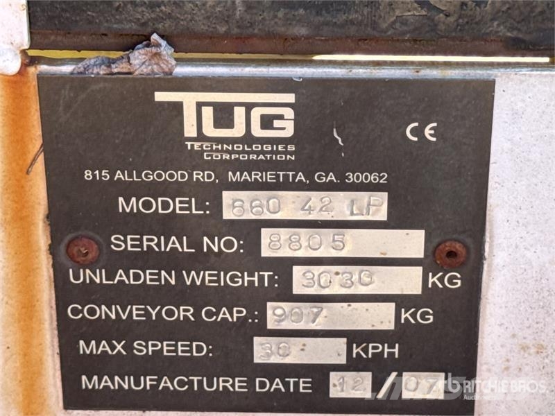 Tug T660 Tapis A Bagages Autotractes Belt Loader L Lantbruk - Övrigt