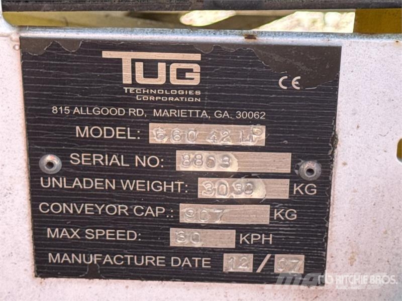 Tug T660 Tapis A Bagages Autotractes Belt Loader L Lantbruk - Övrigt