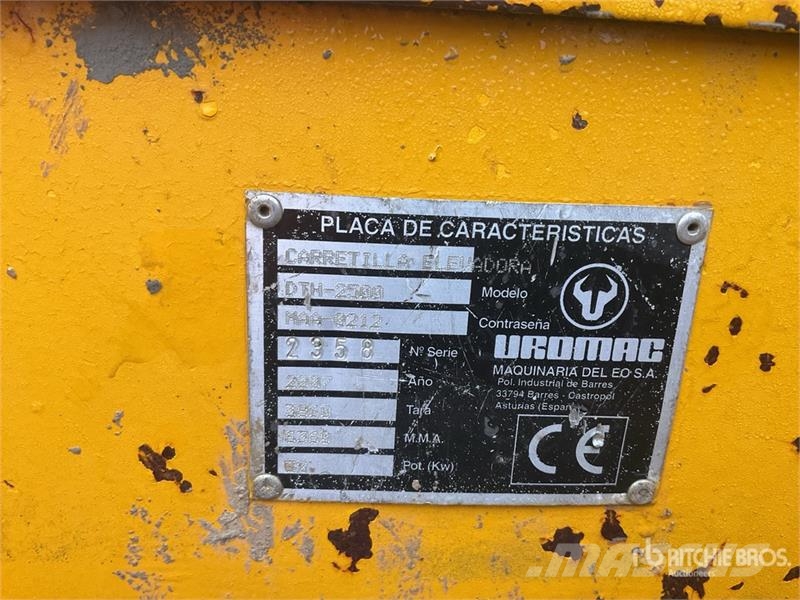 Uromac DTH 2000 DE 4x4 Rough Terrain Forklift Внедорожные погрузчики