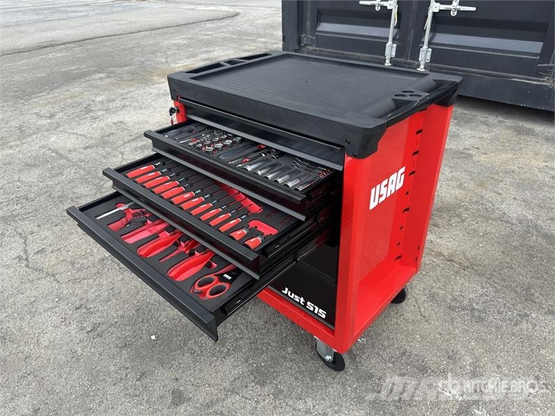 Usag JUST 515 Big Black Red Tool Cabinet (Unused) Gradbeništvo - drugo