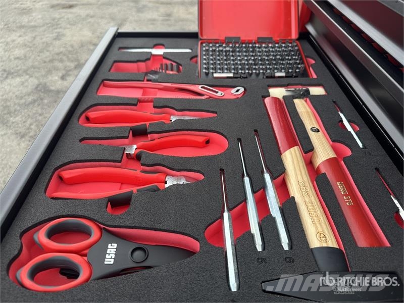 Usag JUST 515 Big Black Red Tool Cabinet (Unused) Gradbeništvo - drugo