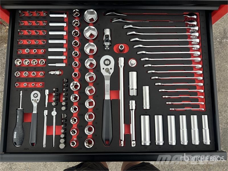 Usag JUST 515 Big Black Red Tool Cabinet (Unused) Gradbeništvo - drugo