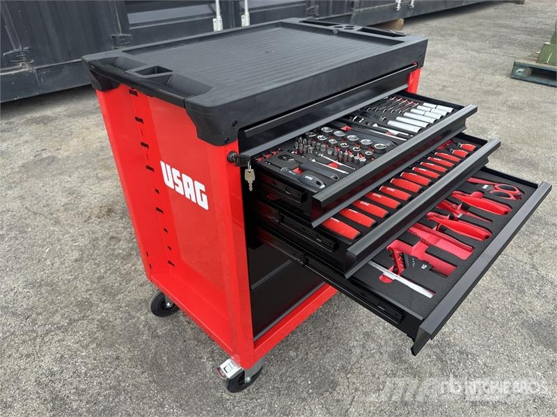 Usag JUST 515 Big Black Red Tool Cabinet (Unused) Gradbeništvo - drugo