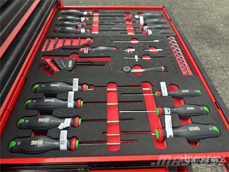 Usag START 516 Big Black Red Tool Cabinet (Unused) Gradbeništvo - drugo