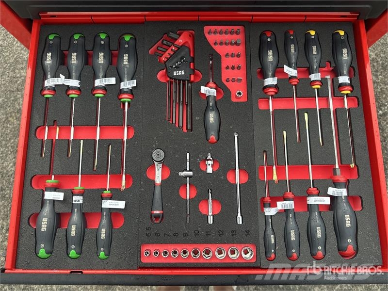 Usag START 516 Big Black Red Tool Cabinet Gradbeništvo - drugo