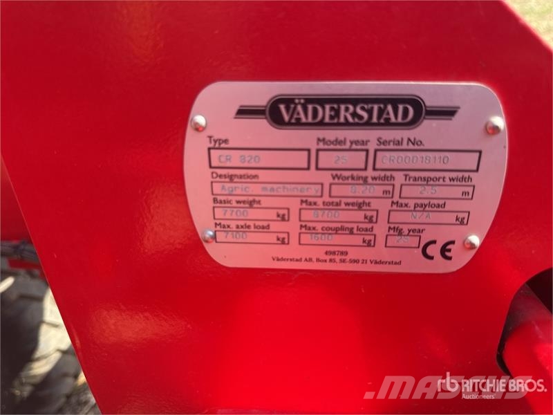 Väderstad Carrier 820 Tárcsás boronák