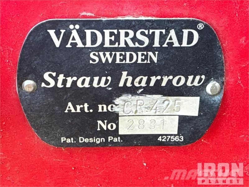 Väderstad CARRIER CR 420 4200 mm Trailed Disc Mower 芝刈り機
