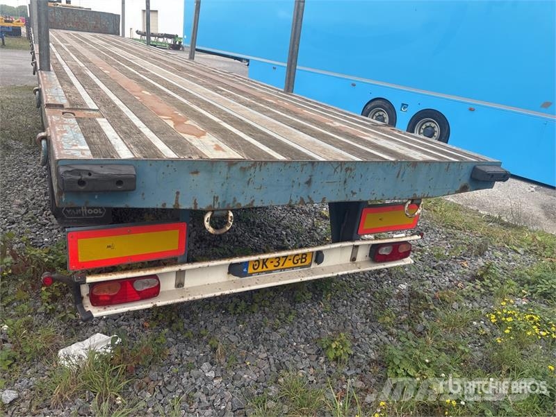 Van Hool 3B2022 Tri/A 3.5" Kingpin Heavy-duty Flatbed Trail Madelhaagised