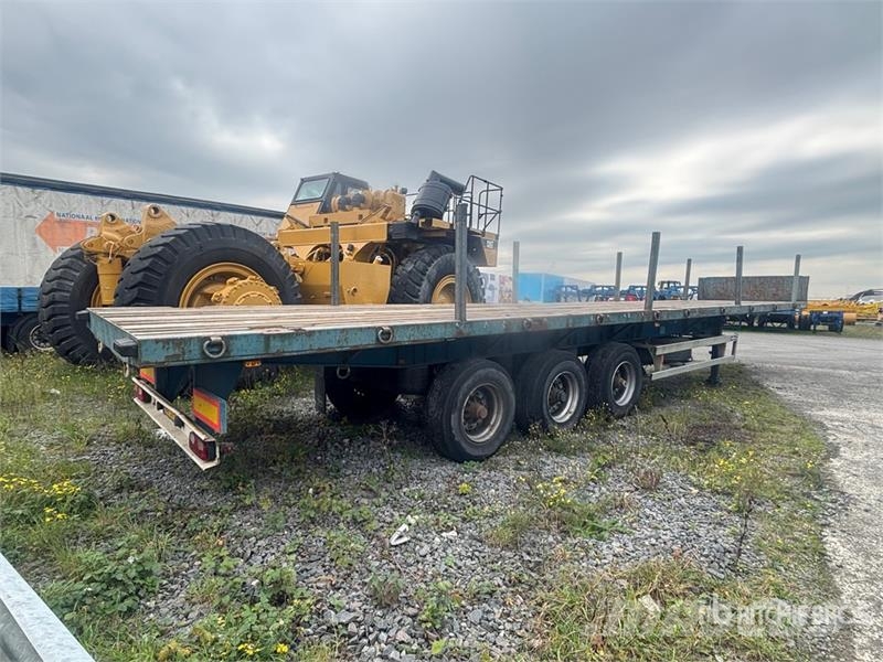 Van Hool 3B2022 Tri/A 3.5" Kingpin Heavy-duty Flatbed Trail Madelhaagised