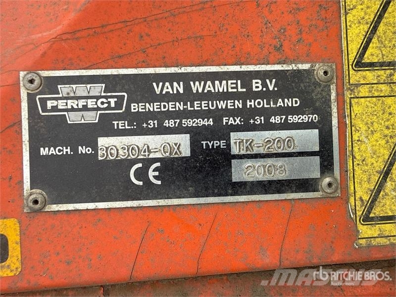 Van Wamel TK-200 Flail Mower Mowers