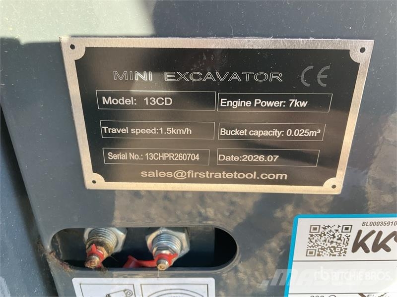 Vicsec 13CD Mini Excavator (Unused) Miniescavadeiras < 7t (Mini escavadeiras)