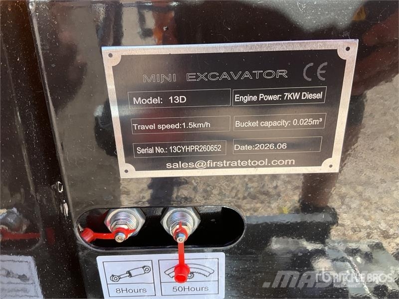 Vicsec 13D Mini Excavator (Unused) Miniescavadeiras < 7t (Mini escavadeiras)