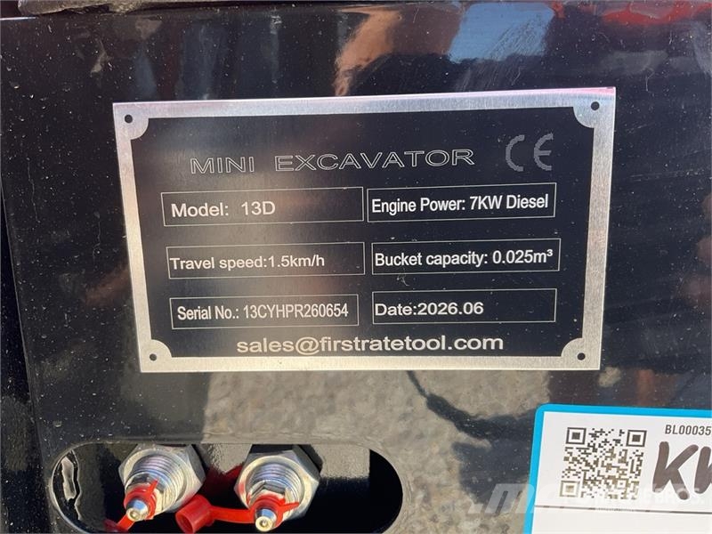 Vicsec 13D Mini Excavator (Unused) Miniescavadeiras < 7t (Mini escavadeiras)