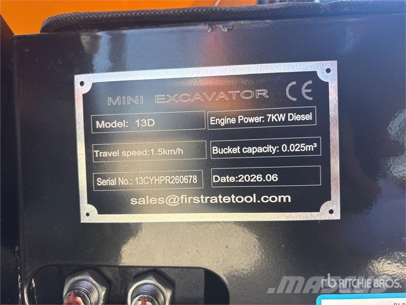 Vicsec 13D Mini Excavator (Unused) Miniescavadeiras < 7t (Mini escavadeiras)