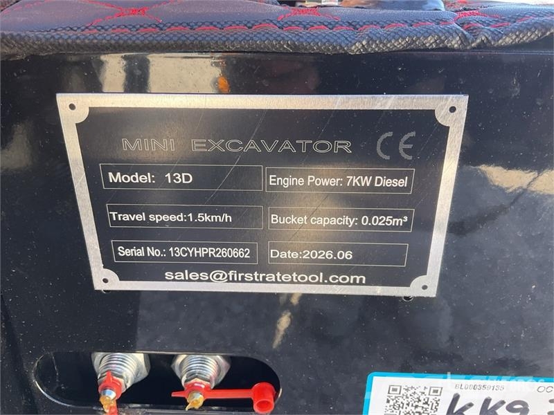 Vicsec 13D Mini Excavator (Unused) Miniescavadeiras < 7t (Mini escavadeiras)