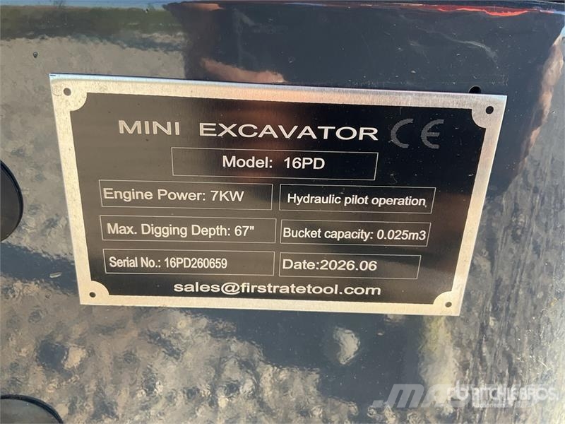 Vicsec 16PD Mini Excavator (Unused) Miniescavadeiras < 7t (Mini escavadeiras)