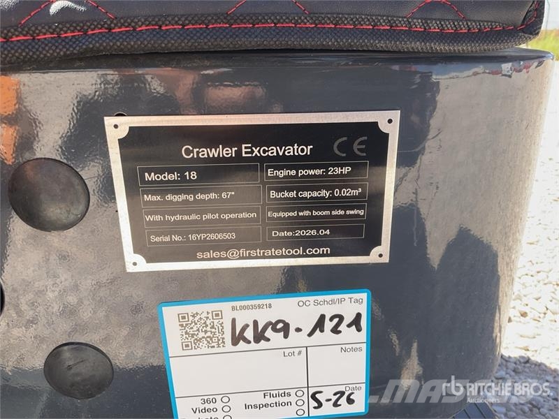 Vicsec 18 Mini Excavator (Unused) Miniescavadeiras < 7t (Mini escavadeiras)