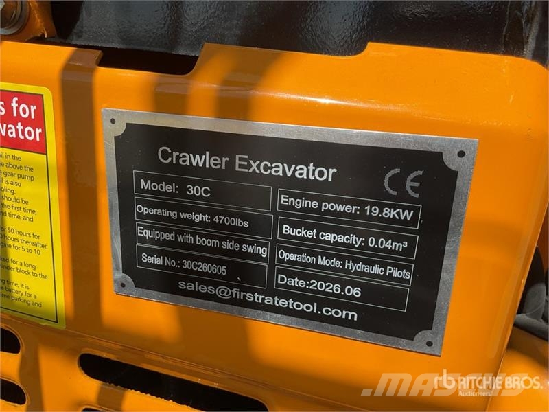 Vicsec 30C Mini Excavator (Unused) Miniescavadeiras < 7t (Mini escavadeiras)
