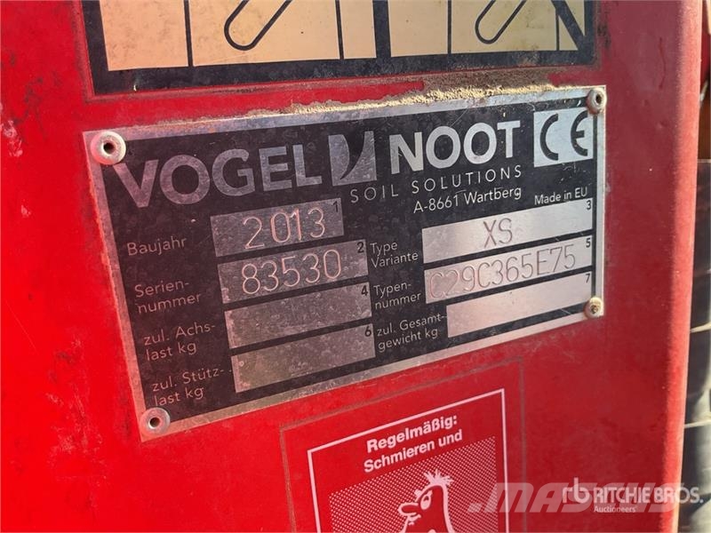 Vogel & Noot XS 3-Point Reversible Plow Váltvaforgató ekék