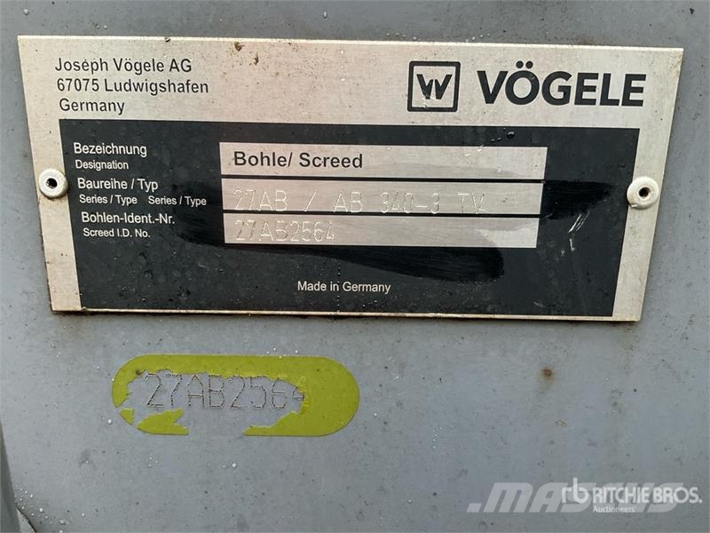 Vögele Super 1303-3i Asphalt Paver Asphalt pavers