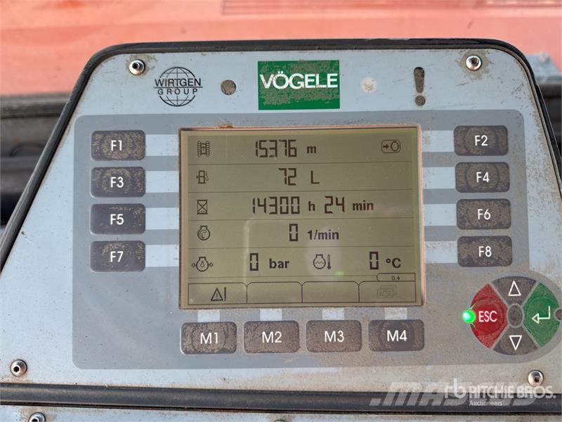 Vögele Super 1800-2 Track Finisseur Sur Chenilles Asphalt Asphalt pavers