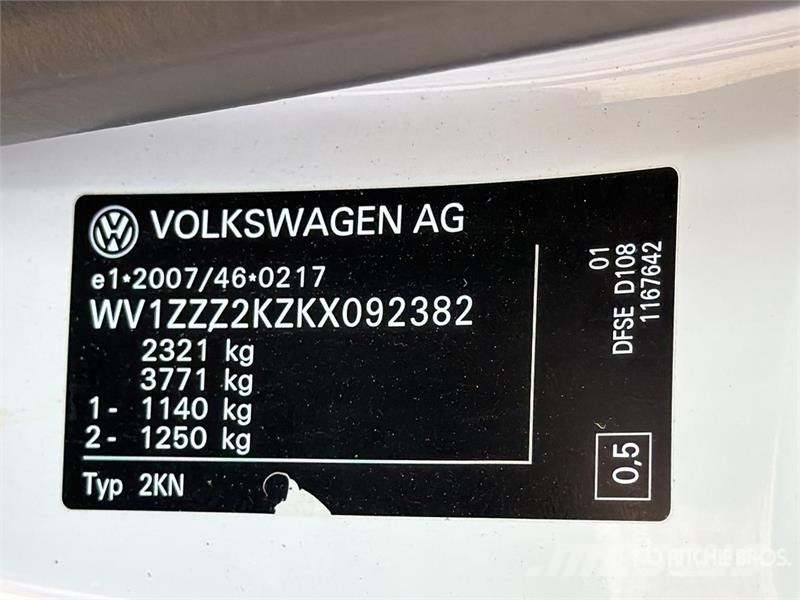 Volkswagen Caddy Cargo Van Panel vans