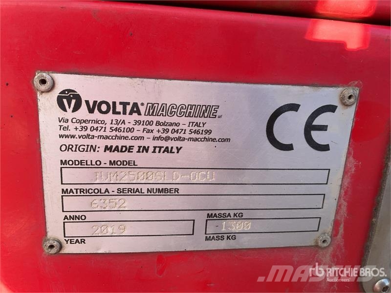 Volta VM2500SLD (3T Cable Winch) Wire Cable Puller Maszyny budowlane - Inne