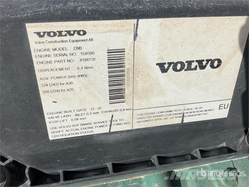 Volvo A25E Dumper - Knickgelenk