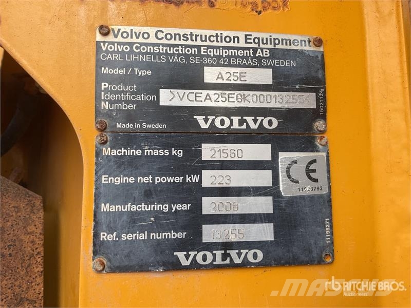 Volvo A25E Dumper - Knickgelenk