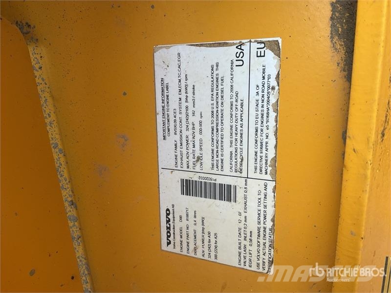 Volvo A25E Liigendraamiga pinnaseveokid